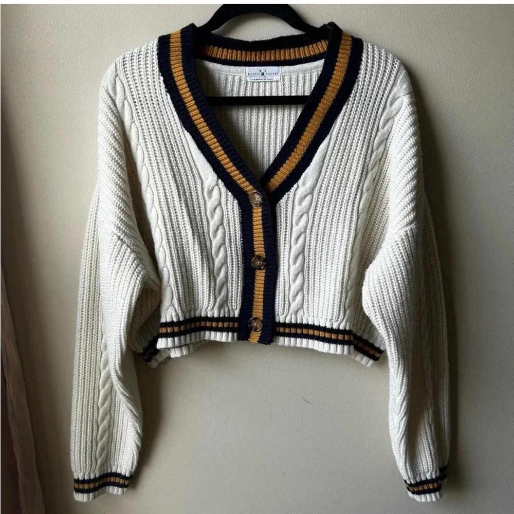 Rebels & Lovers - Cropped Knit Cardigan